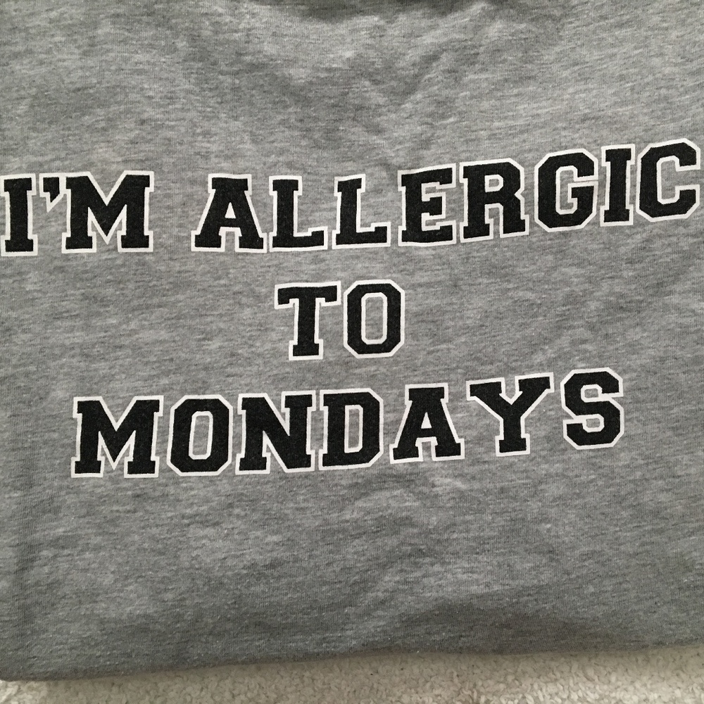 Nasty Gal Allergic to Mondays Graphic T-shirt